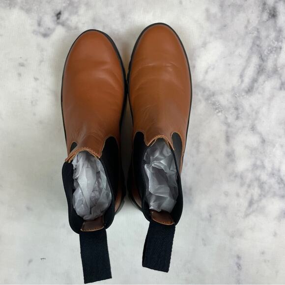 ATP Atelier Catania Brandy Leather Lug Sole Chelsea Boots Chunky Pull-On Booties - Picture 6 of 12